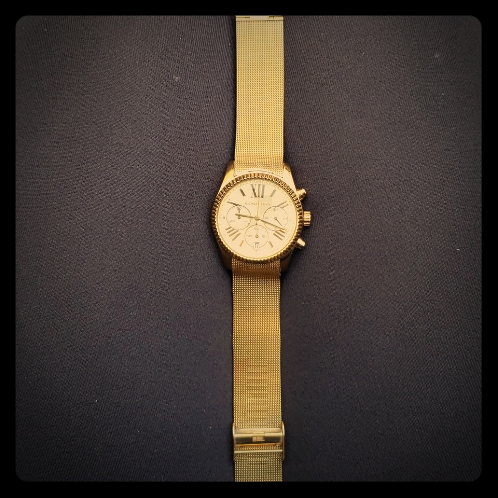Gold Michael Kors watch